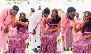 Bride Kisses Wrong Man In Hilarious Wedding Prank By Groom